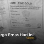 Harga Emas Hari Ini 29 Juli 2020 adalah Rp 1.013.000 per gram