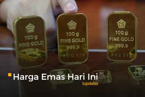 Harga Emas Hari Ini 6 Agustus 2020 adalah Rp 1.054.000 per gram