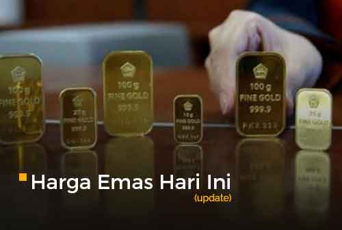 Harga Emas Hari Ini 29 April 2020 adalah Rp 928.000 per gram