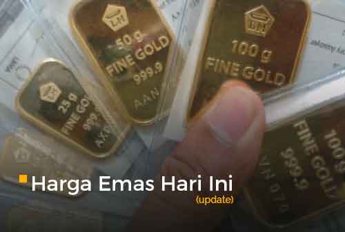 Harga Emas Hari Ini 3 April 2020 adalah Rp944.000 per gram