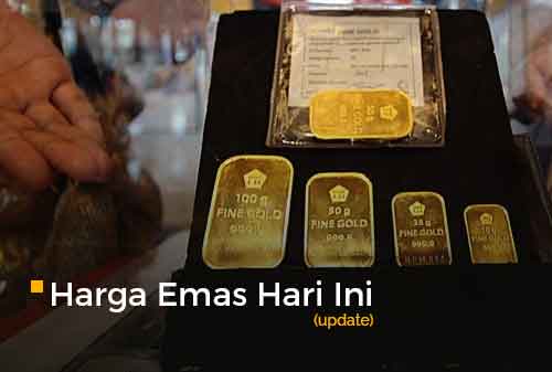 Harga Emas Hari Ini 7 April 2020 adalah Rp963.000 per gram