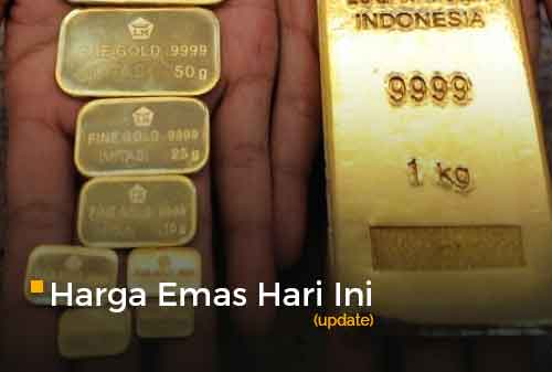 Harga Emas Hari Ini 13 April 2020 adalah Rp 952.000 per gram