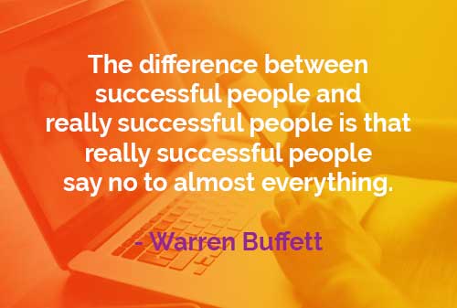 Kata-kata Bijak Warren Buffett: Orang yang Benar-Benar Sukses