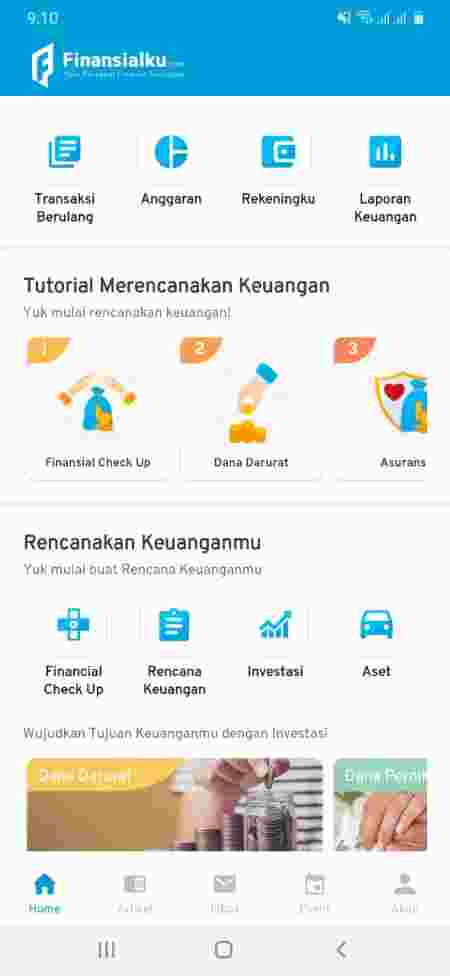 Financial Health Check Up Aplikasi Finansialku