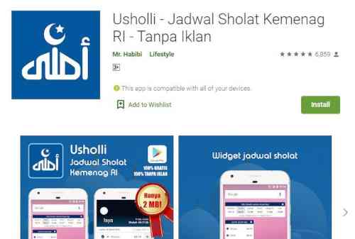 Daftar 5+ Aplikasi Jadwal Sholat untuk Android dan Ios Terbaru 03 - Finansialku