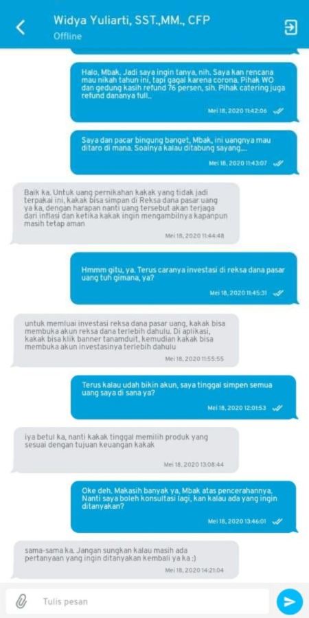 Konsultasi Keuangan dengan Perencana Keuangan di Aplikasi Finansialku(1)