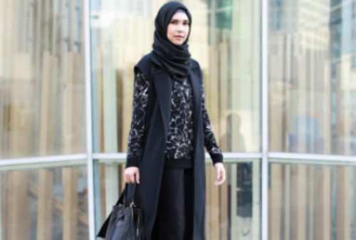 Model Outer Hijab Tanpa Lengan Yang Modis Dan Kekinian