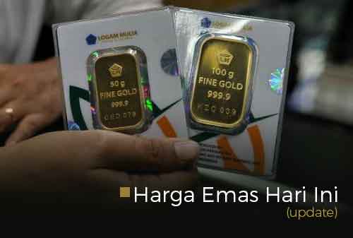 Harga Emas Hari Ini 26 Juni 2020 adalah Rp 910.000 per gram