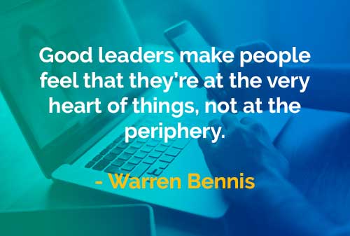Kata-kata Bijak Warren Bennis: Pemimpin yang Baik