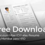 Download Template CV (Curriculum Vitae) Gratis Terbaru 2020