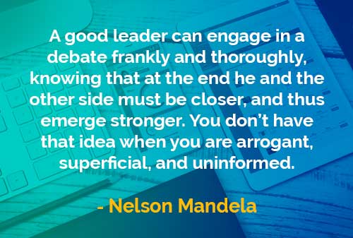 Kata-kata Bijak Nelson Mandela: Pemimpin yang Baik