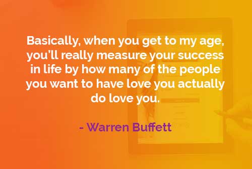 Kata-kata Bijak Warren Buffett: Kesuksesan Dalam Hidup