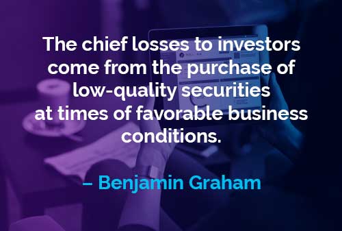 Kata-kata Motivasi Benjamin Graham: Kerugian Utama Bagi Investor