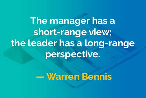 Kata-kata Bijak Warren Bennis: Perspektif Manajer dan Pemimpin