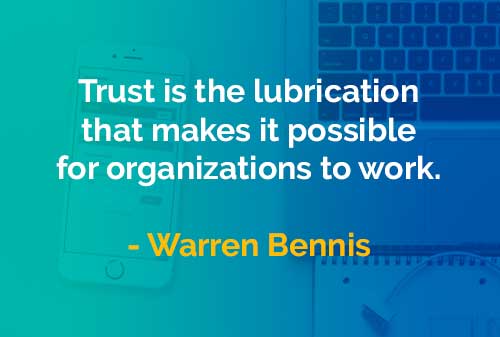 Kata-kata Bijak Warren Bennis: Kepercayaan dalam Organisasi