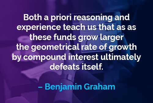 Kata-kata Motivasi Benjamin Graham: Dana yang Bertumbuh