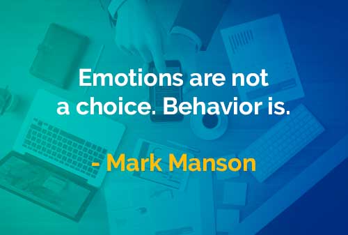 Kata-kata Bijak Mark Manson: Emosi dan Perilaku