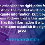 Kata-kata Motivasi Benjamin Graham: Menentukan Harga Saham