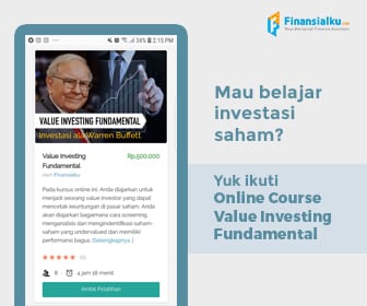 Iklan Banner Online Course Value Investing - Finansialku 336 x 280