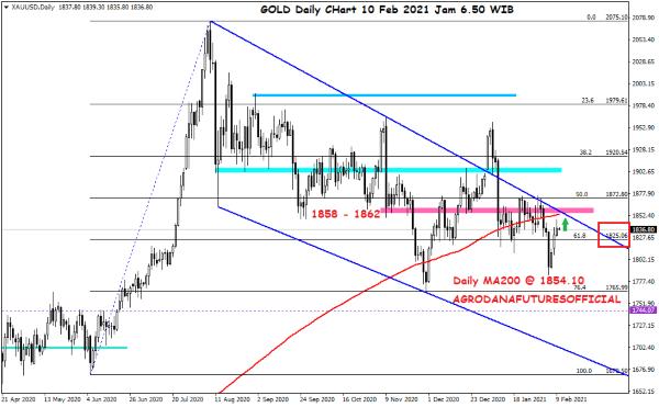 Pergerakan Harga Crude Oil, Emas dan Forex Hari Ini 10 Februari 2021 03 - Finansialku