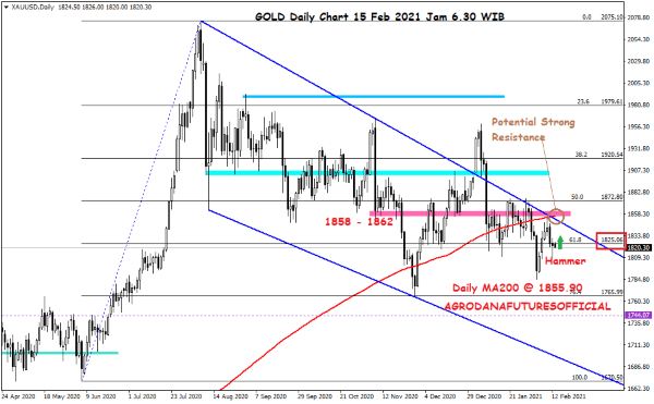 Pergerakan Harga Crude Oil, Emas dan Forex Hari Ini 15 Februari 2021 03 - Finansialku