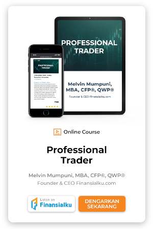 Online course professional trader banner