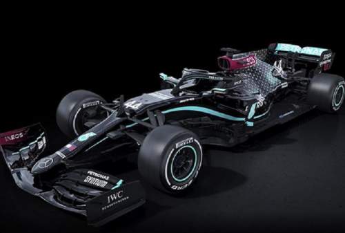 Penampakan Mobil Mercedes F1 2021, Livery Hitam Tetap Dominan 02 - Finansialku