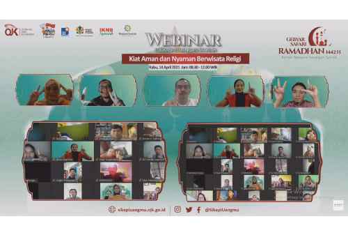 Webinar Kiat Aman dan Nyaman Berwisata Religi