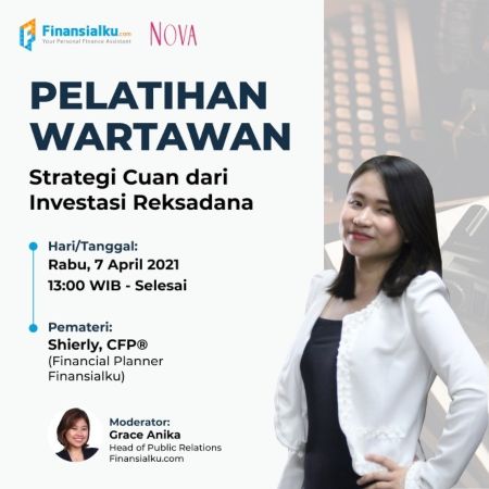 Finansialku X Nova Pelatihan Wartawan “Strategi Cuan Dengan Reksa Dana” poster