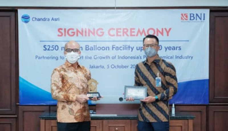 Chandra Asri Raup Fasilitas Balloon Payment US$ 250 Juta dari BNI 2