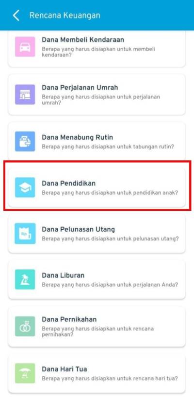 dana pendidikan