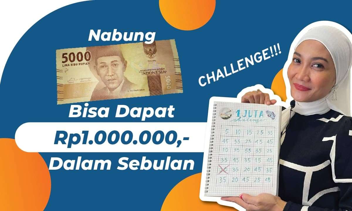 Challenge Nabung 1 Juta Sebulan Pakai Uang 5 Ribu!!